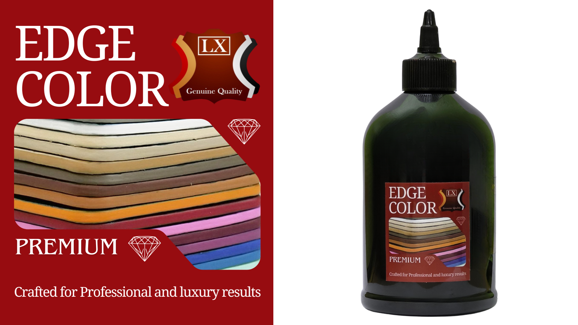 Färdigblandade kantfärger