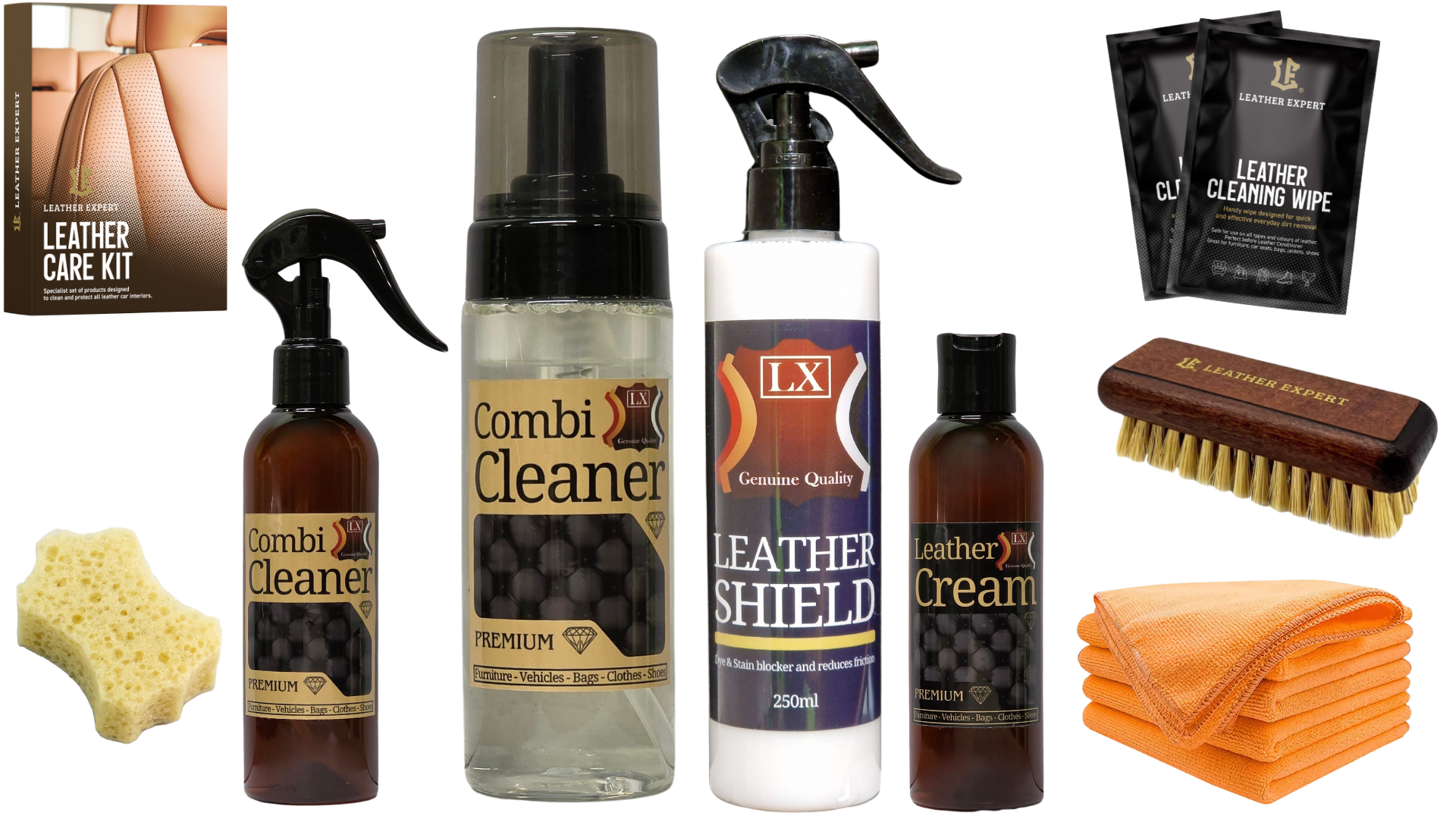 Läder & Vinylvårdskit - Premium > 4år
