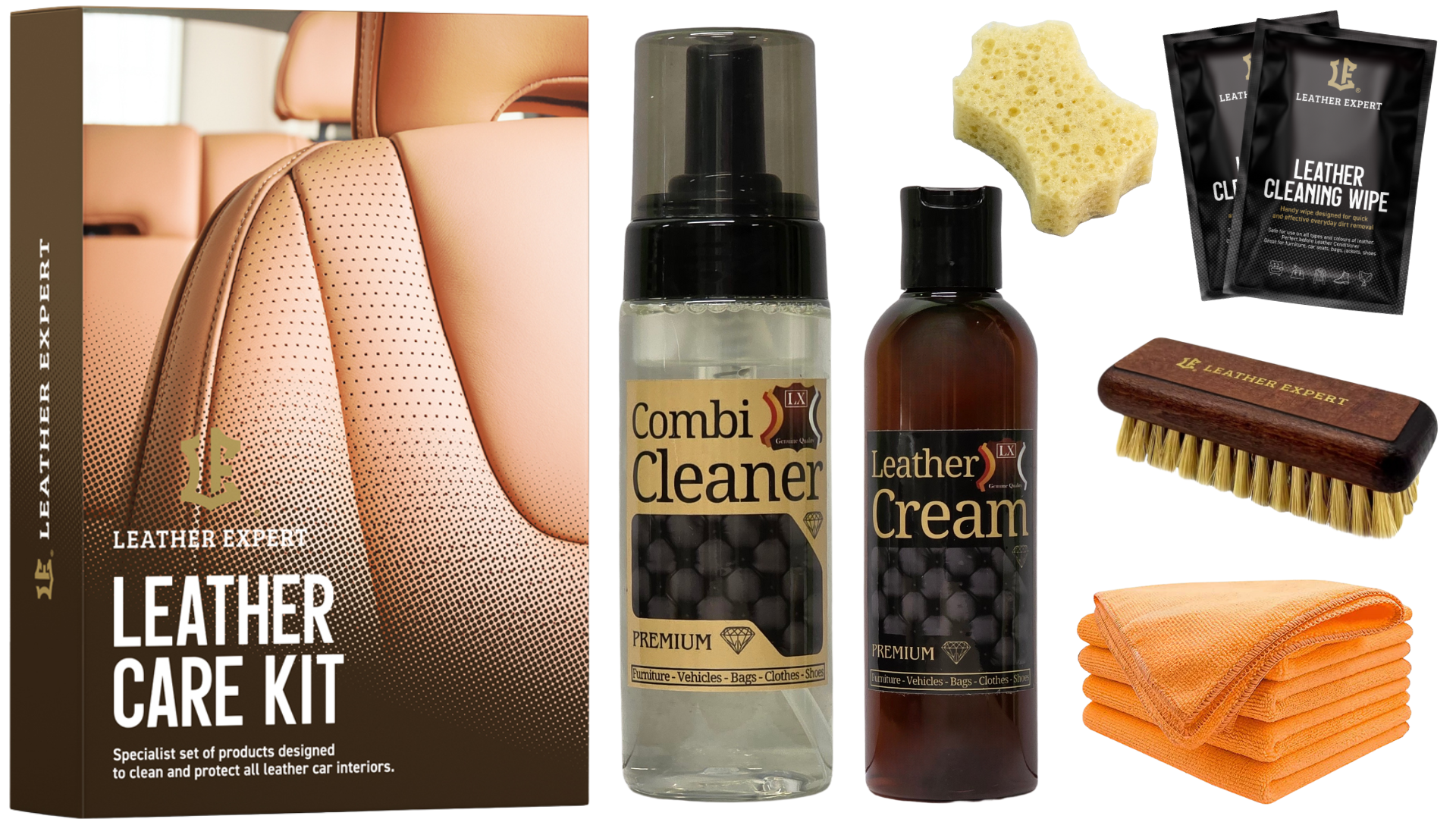 Läder & Vinylvårdskit - Skumrengöring