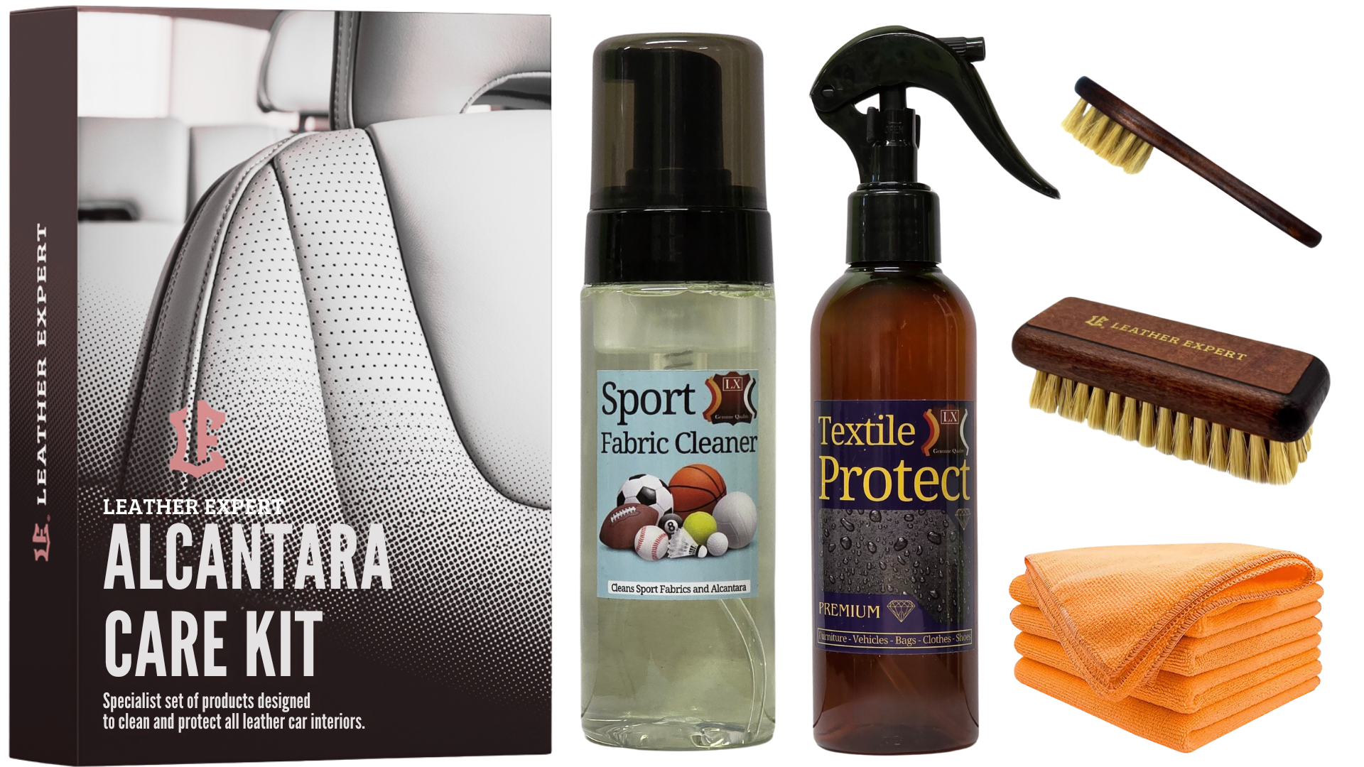 Alcantaravårdkit - Skumrengöring