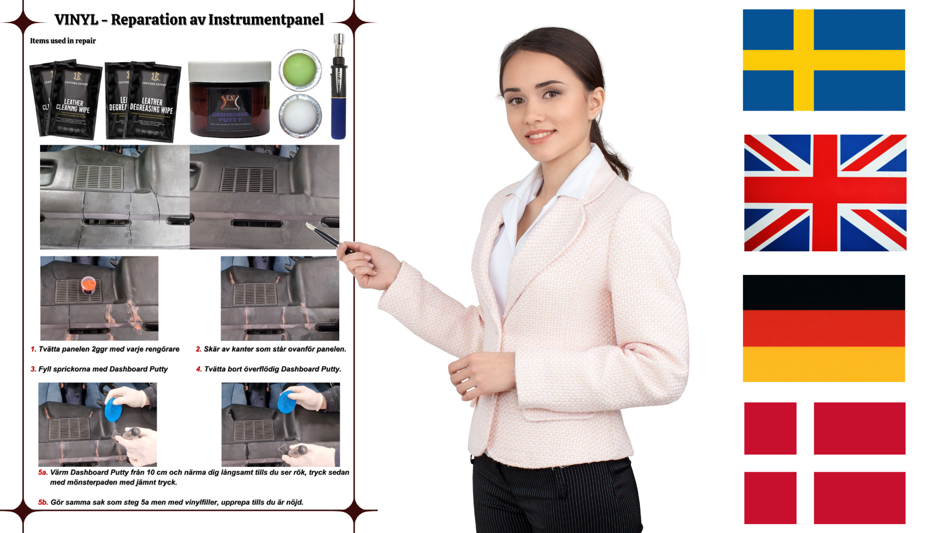 Vinylfiller för Instrumentpaneler