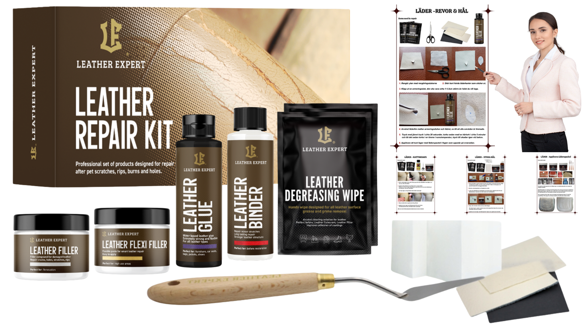 Kit för Reparation av Läder - De Luxe