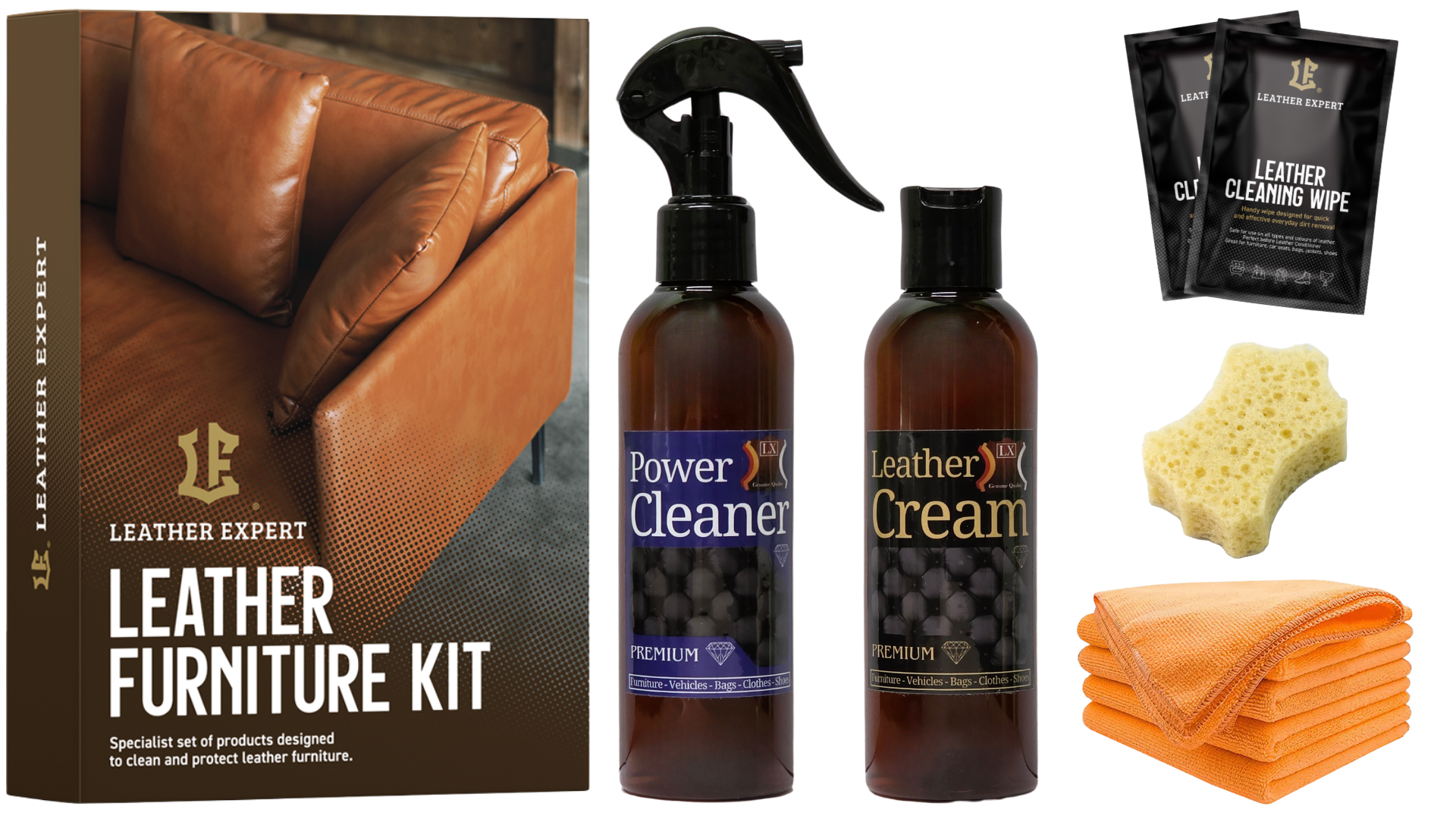 Läder & Vinylvårdkit - Standard Kit