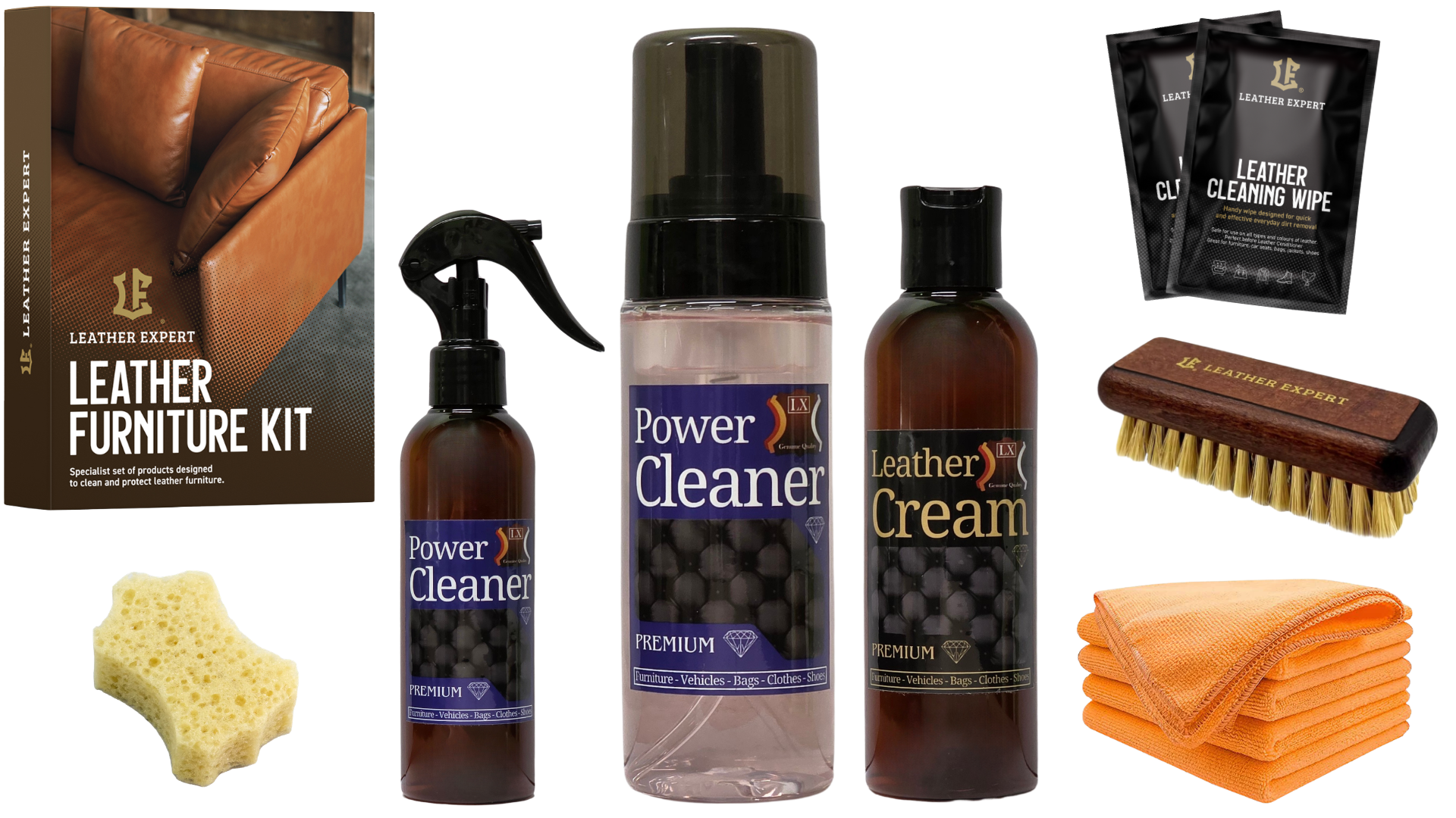 Läder & Vinylvårdskit - Standard Plus