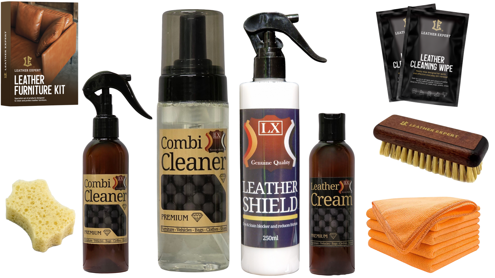 Läder & Vinylvårdskit - Premium > 4år