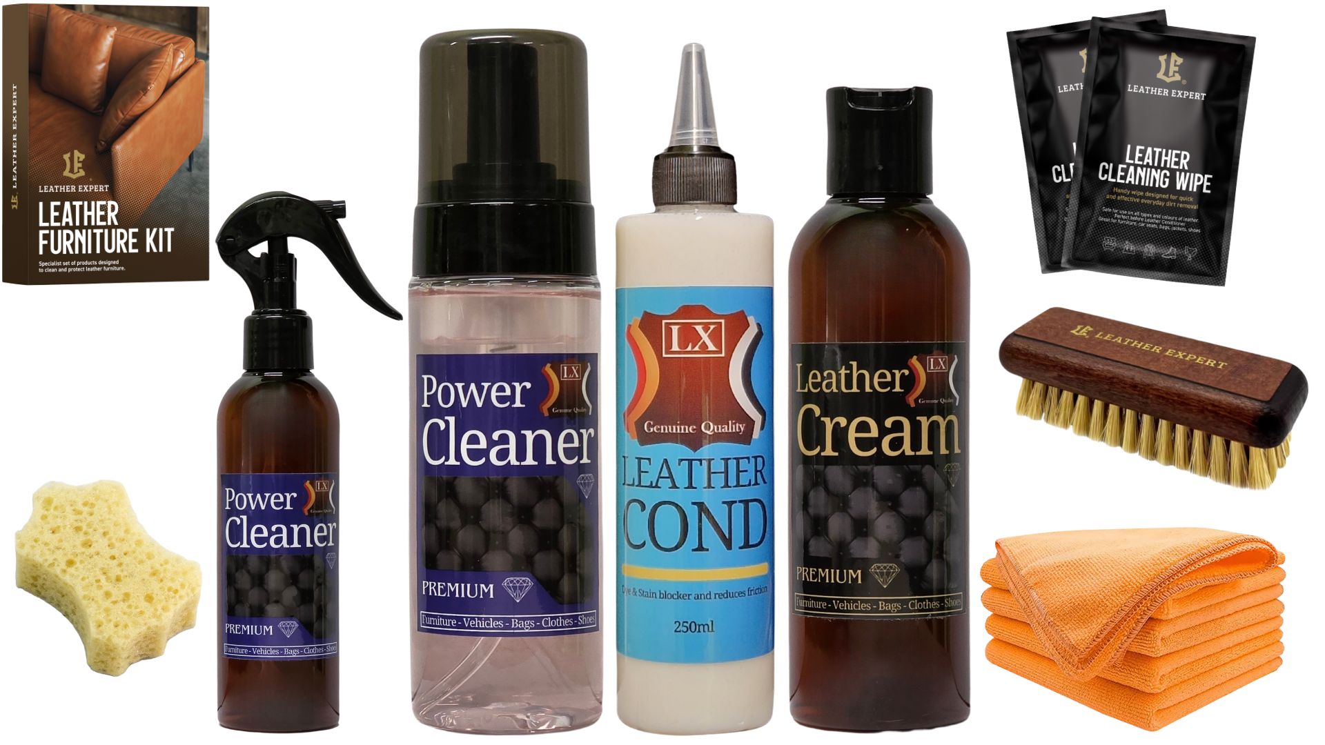 Läder & Vinylvårdskit - Premium + 4år