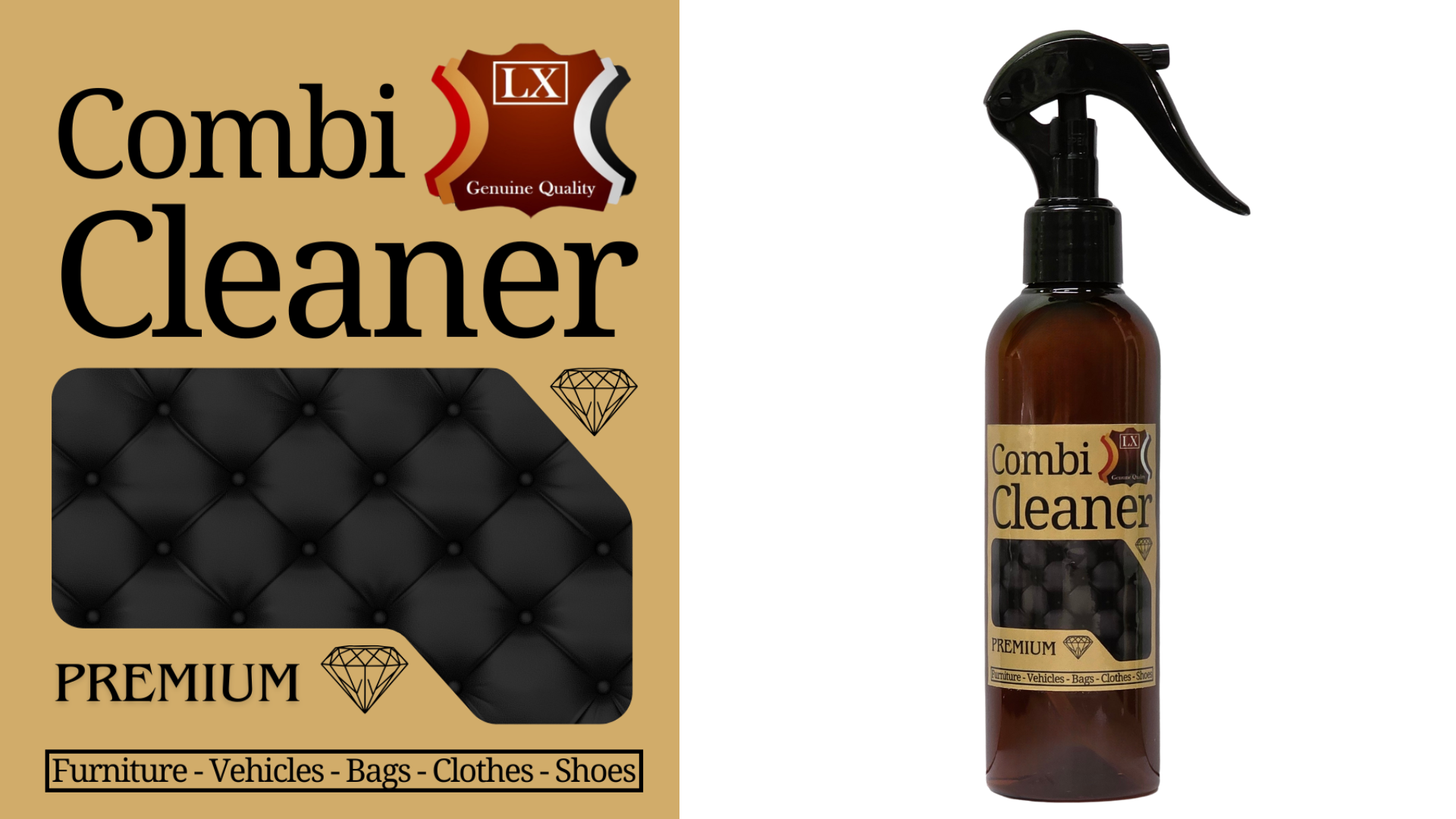 Kombineret rengøringsmiddel