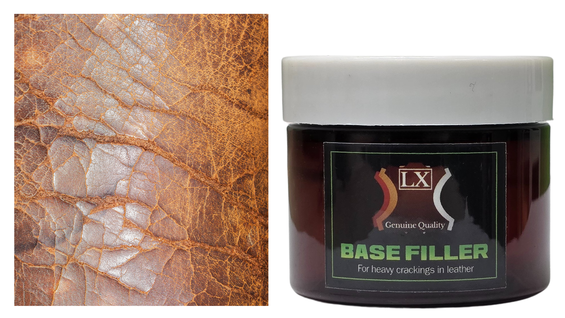 Læderfyld til revner