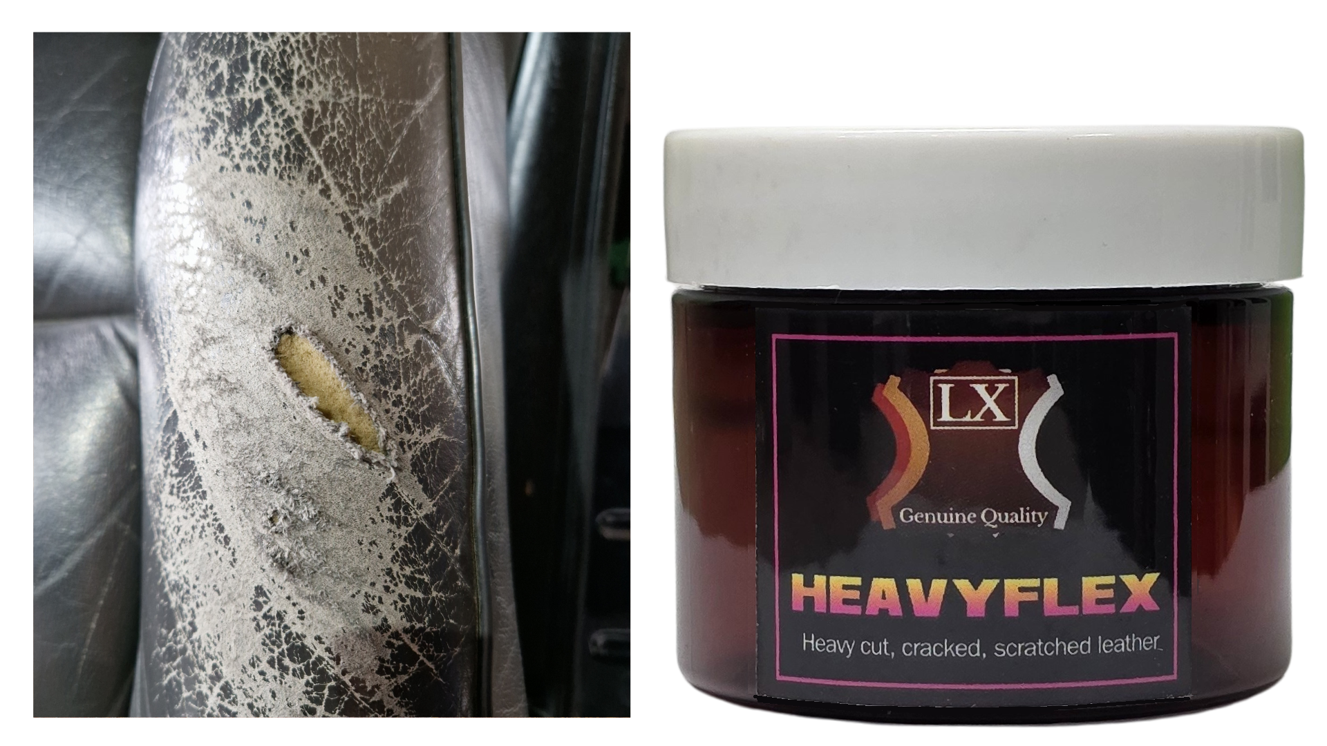 Læderspartel til større skader