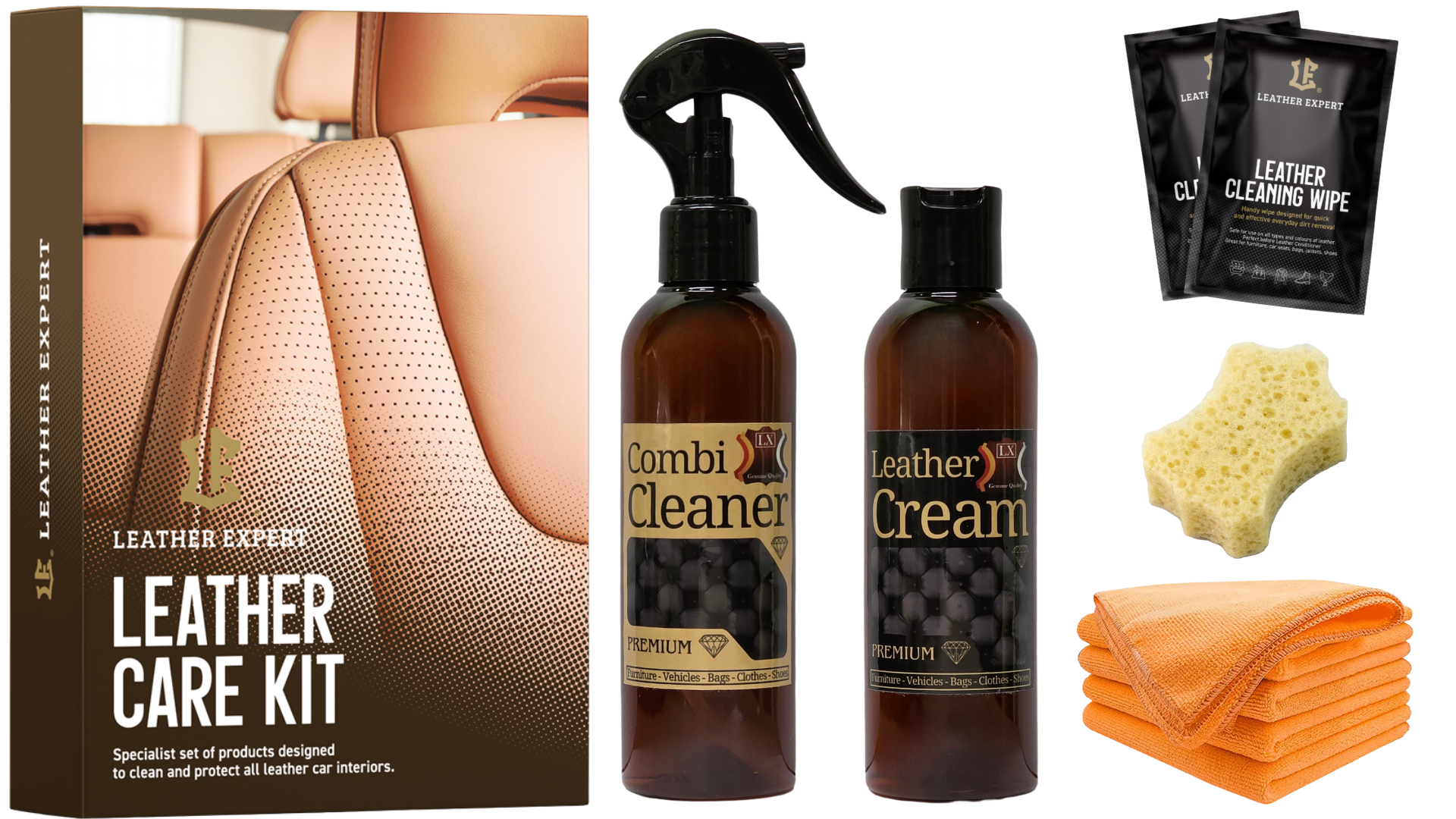 Läder & Vinylvårdskit - Litet Kit