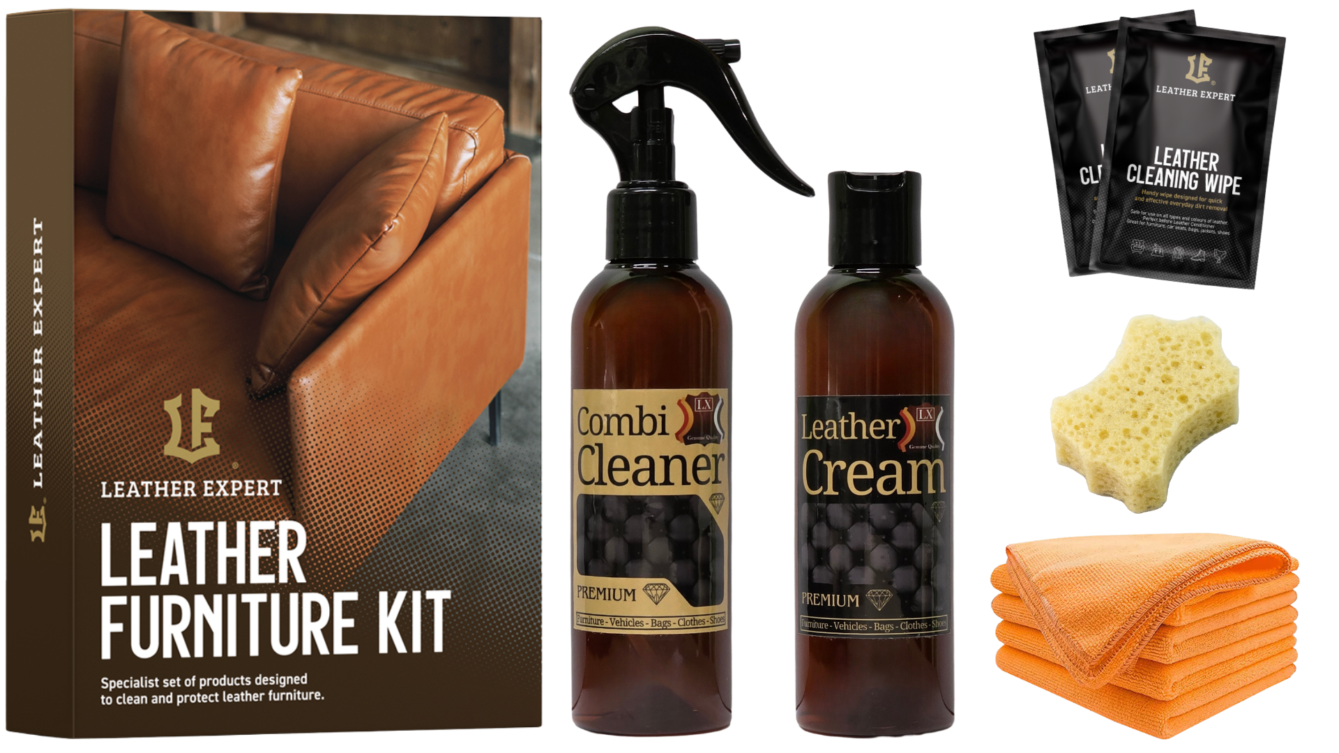 Läder & Vinylvårdskit - Litet Kit