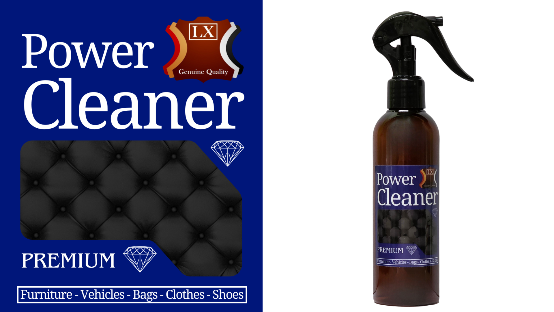 Kraftrens til snavsede overflader