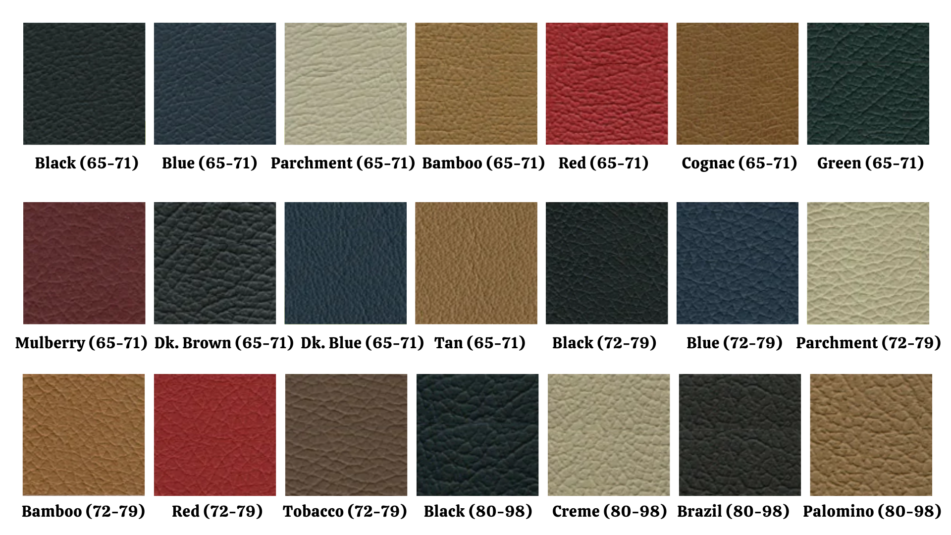 Mercedes Vintage infärgningskit