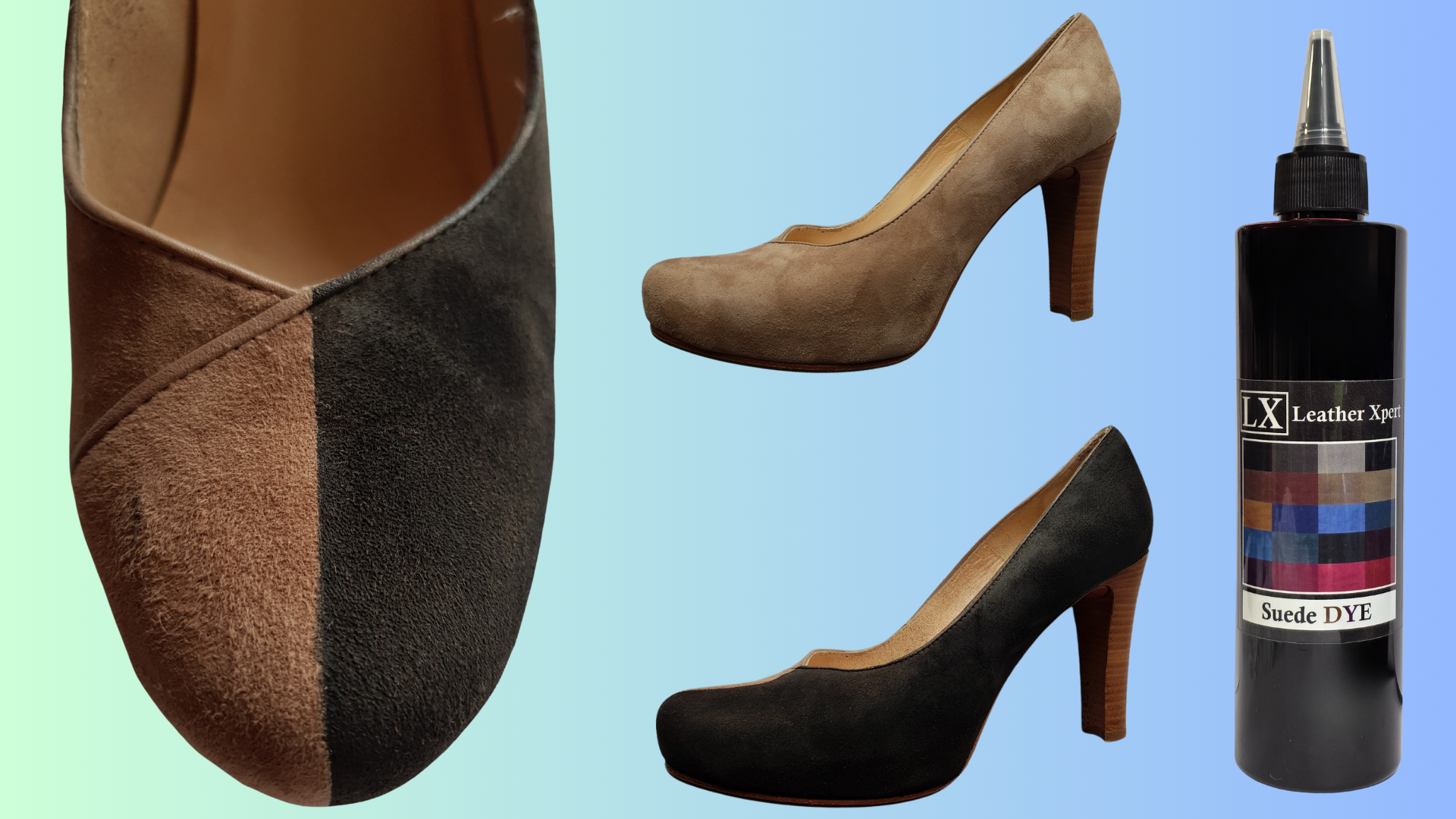 Infärgningskit för Mocka och Aniline