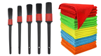 Detailing Brush Kit with Microfiber Cloths