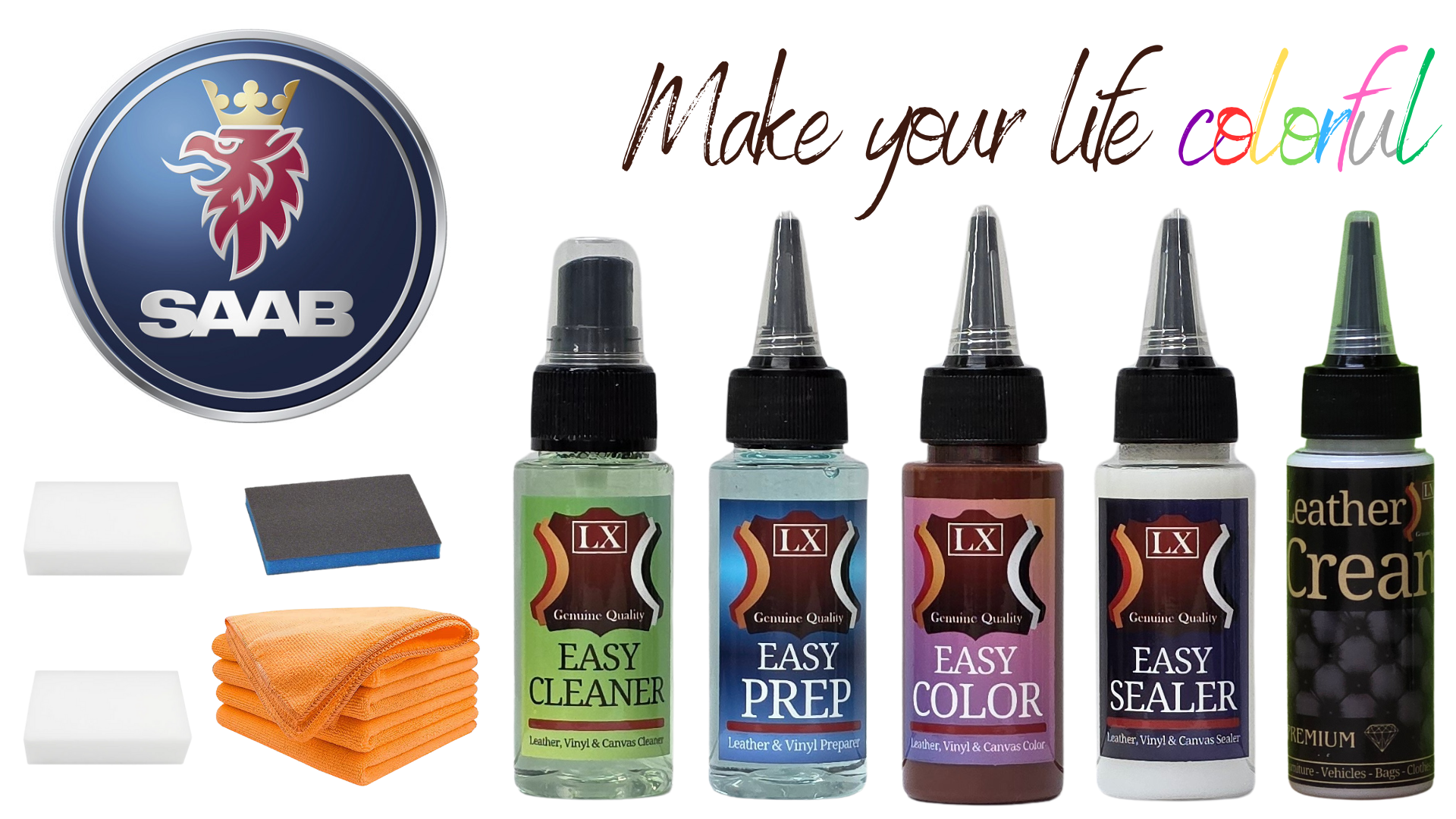 Saab infärgningskit