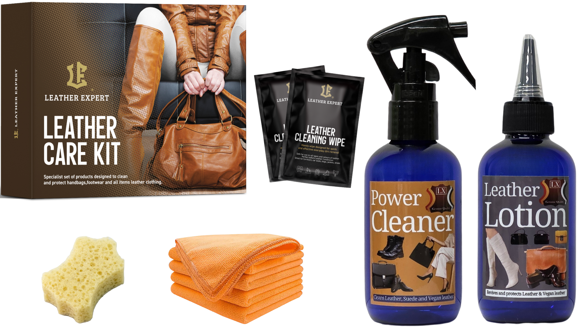 Läder & Vinylvårdskit - Litet Kit