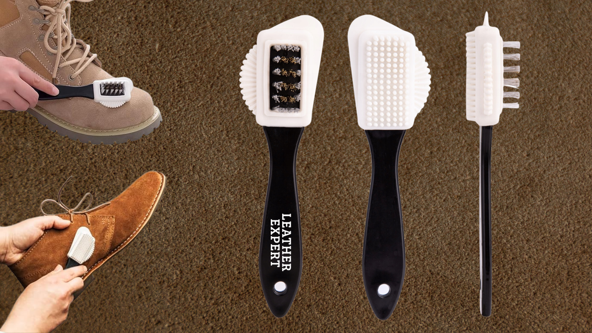 Rengöringsborste för Mocka & Nubuck