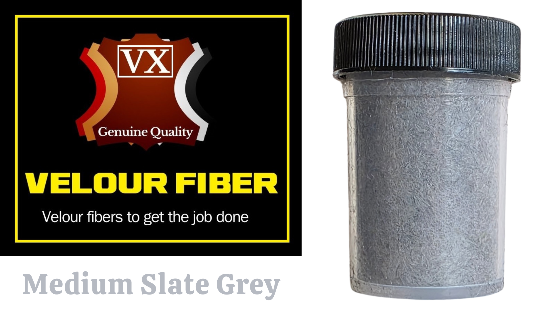 Velourfiber - Medium Slate Grey