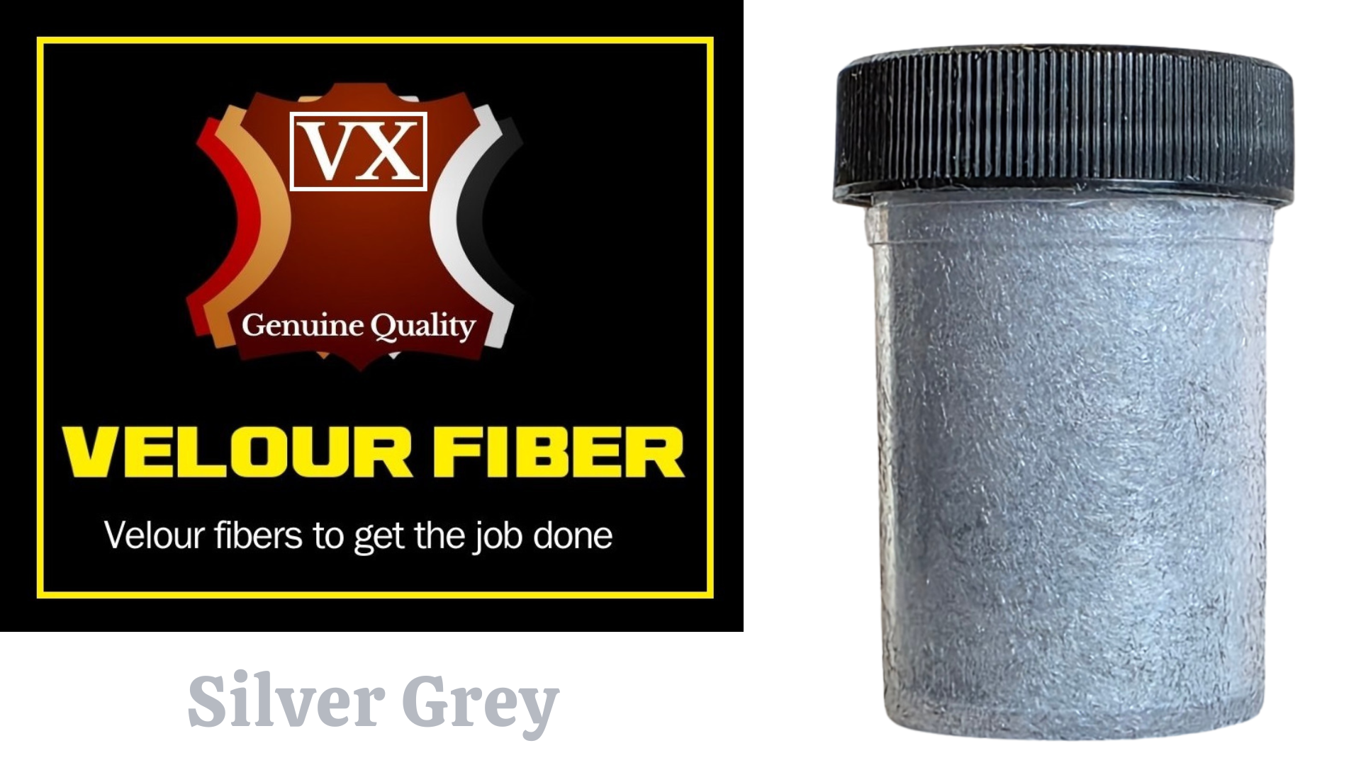 Velourfiber - Silver Grey