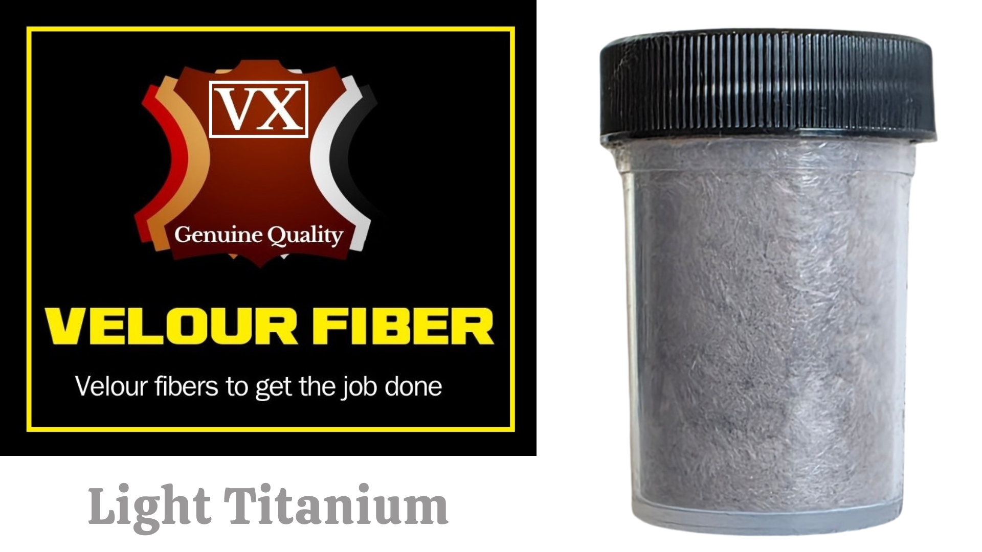 Velourfiber - Light Titanium