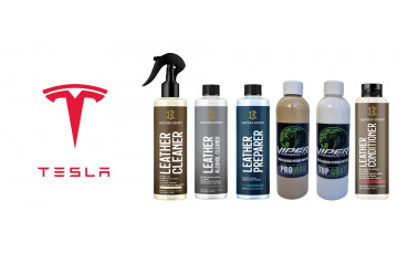 Läder & Vinylfärg till Tesla
